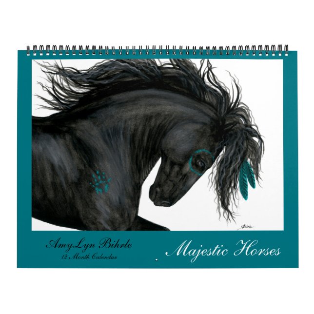 Majestic Horses III Calendar av BiHrLe Kalender (Omslag)