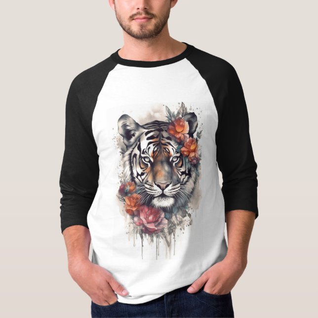 Majestic Indian Tiger T-Shirt (Framsida)