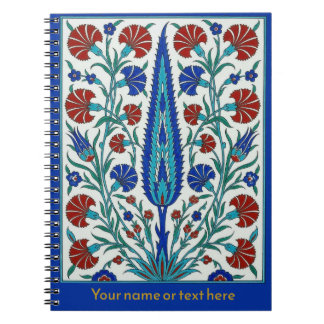Majestic Iznik Cypress & Carnation Botanical Anteckningsbok