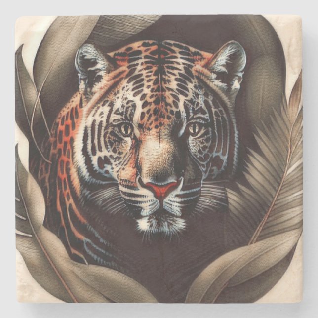 Majestic Jaguar - Kung i Jungle Stenunderlägg (Framsidan)