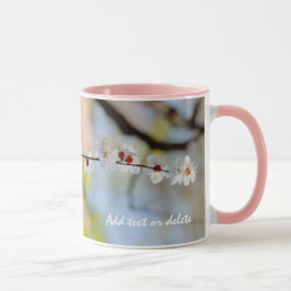 Majestic Japansk Apricot Flowers Mugg