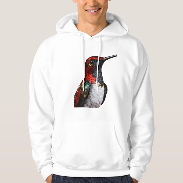 Majestic Jewel Hummingbird Hoodie (Framsida)
