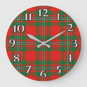 Majestic Klan MacGregor Gregor Tartan Play Stor Klocka
