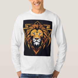 "Majestic Lejon Graphic White T-Shirt" T Shirt