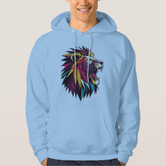 "Majestic Lejon Hoodie - Roar med Stil"