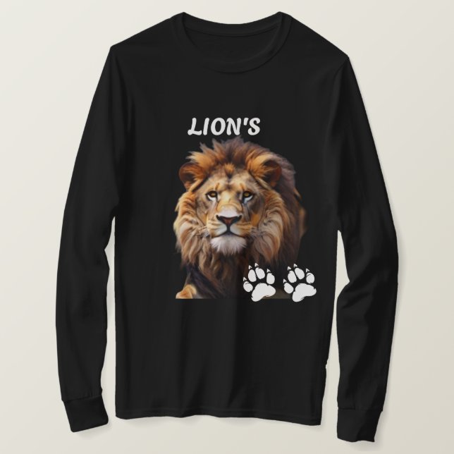 Majestic Lejon ManarT-Shirt T Shirt (Design framsida)