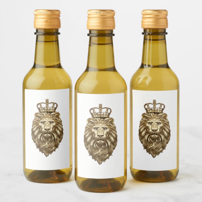 Majestic lejon vinetikett (Flaskor)