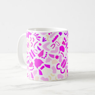 Majestic Lila Abstrakt Mugg
