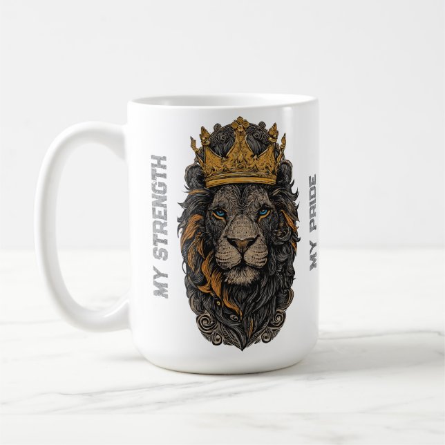 Majestic Lion Mug Kaffemugg (Vänster)