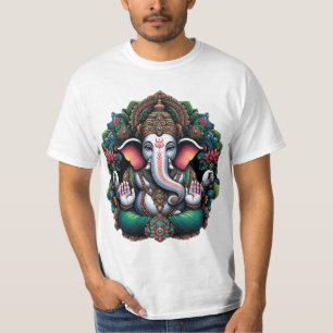 "Majestic Lord Ganesha in Divine Aura" T Shirt