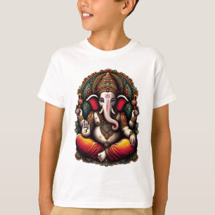Majestic Lord Ganesha in Divine Aura" T Shirt