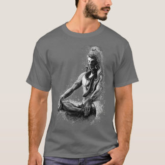 Majestic lord Shiva i Eternmeditation Black och T Shirt