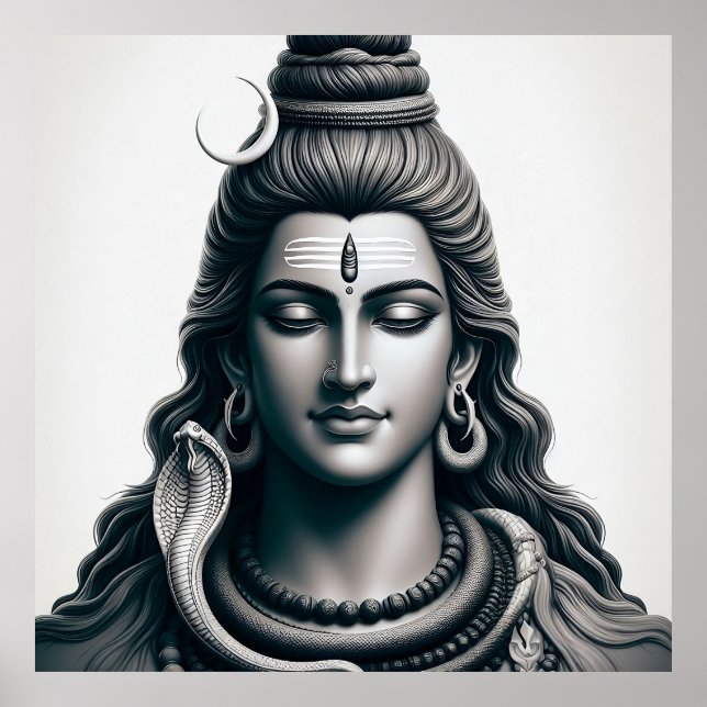 Majestic Lord Shiva - The Einternal Yogi Poster (Framsidan)