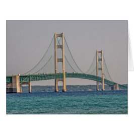 Majestic Mackinac Bridge Jumbo Kort