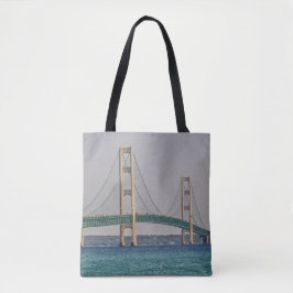 Majestic Mackinac Bridge Tygkasse