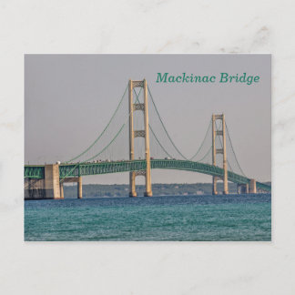 Majestic Mackinac Bridge Vykort