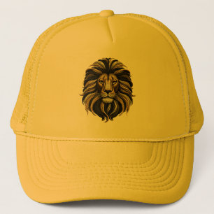 Majestic Mane Lejon Embroidery Design Keps