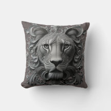 Majestic Mane: Lejona Dekorativ kudde
