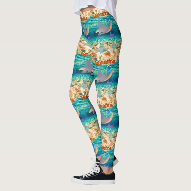 Majestic Manta Underwater Leggings (Vänster)