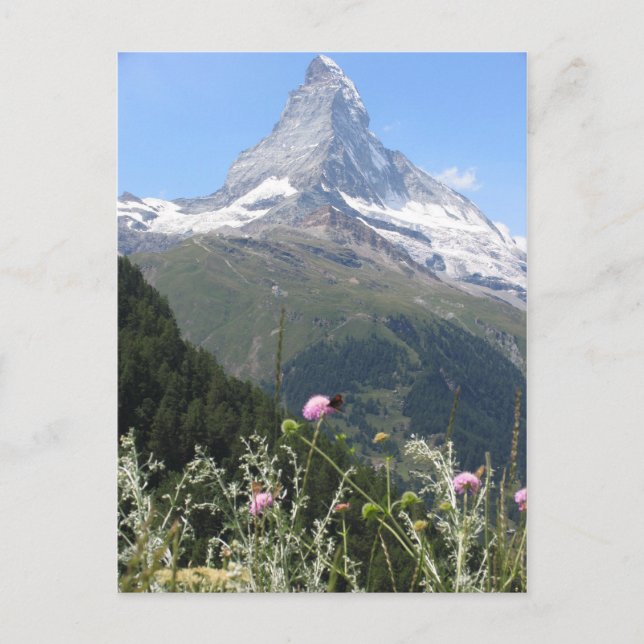 Majestic Matterhorn Mountain Vykort (Framsida)