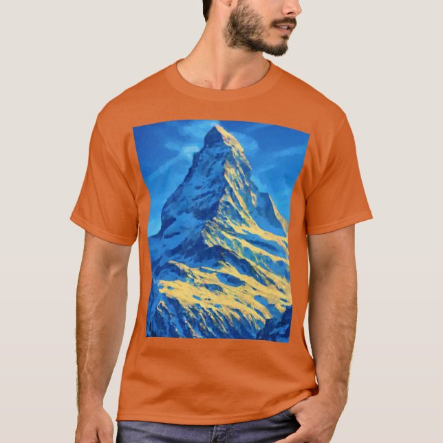 Majestic Matterhorn T Shirt (Framsida)
