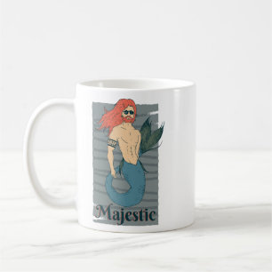 Majestic Merman Kaffemugg