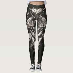 Majestic Monochrome Vild Varg Leggings
