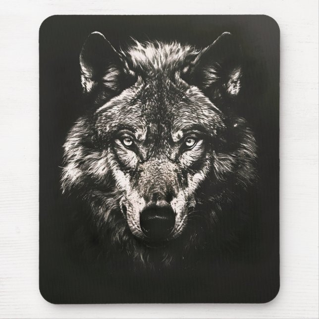 Majestic Monochrome Vild Varg Musmatta (Framsidan)