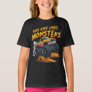 Majestic Monster Lastbil erövrar Dirt Mountain T Shirt