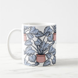 Majestic monstera kaffemugg