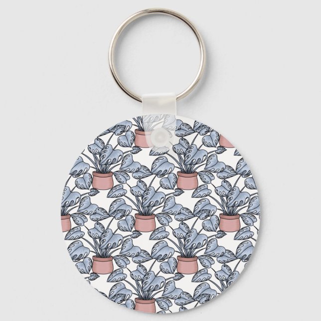 Majestic monstera nyckelring (Framsida)