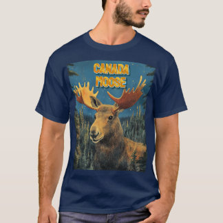 Majestic Moose Canada - A Bold Tribute to Nature T Shirt