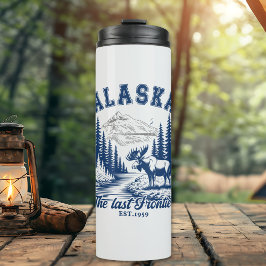 Majestic Moose in Alaska Landscape