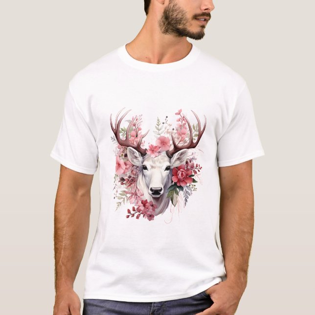 🦌 Majestic Moose T-Shirts! 🦌 T Shirt (Framsida)