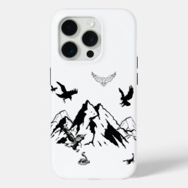  Majestic Mountain Eagle – iPhone 15 Pro Max Case