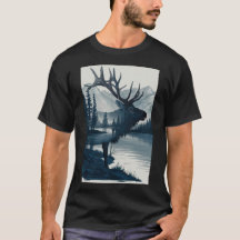 ’Majestic Mountain Hjort T-Shirt’