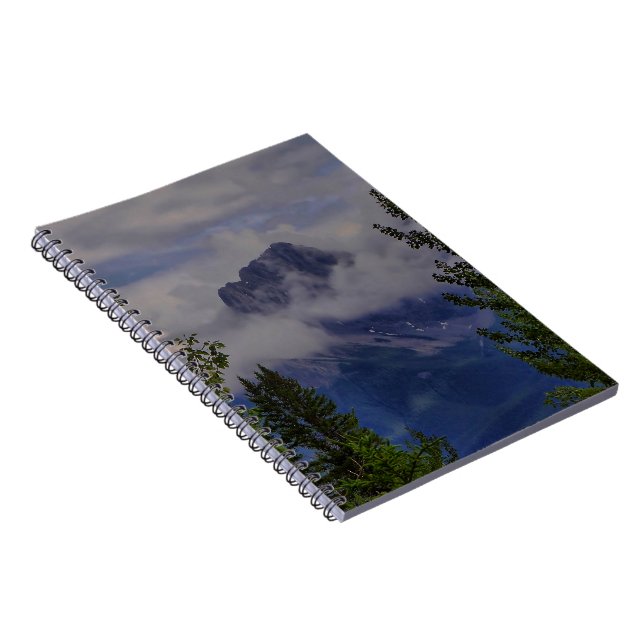 Majestic Mountain Notebook Anteckningsbok Med Spiral (Högra Sidan)