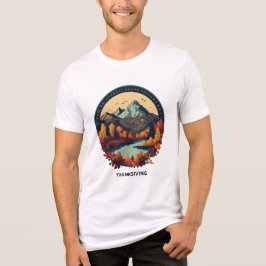 Majestic Mountain Peaks T-Shirt - Äventyr Awaits