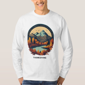 Majestic Mountain Peaks T-Shirt - Äventyr Awaits