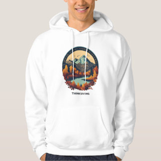 Majestic Mountain Peaks T-Shirt - Äventyr Awaits Hoodie