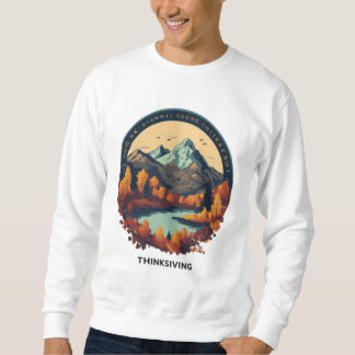 Majestic Mountain Peaks T-Shirt - Äventyr Awaits Lång Ärmad Tröja