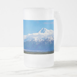 Majestic Mt McKinley Frosted Glass Beer Mugg
