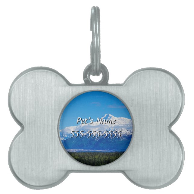Majestic Mt McKinley Pet Tag ID-bricka Husdjur (Framsidan)