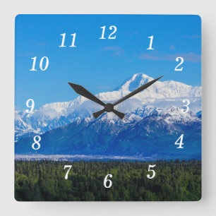 Majestic Mt McKinley Wall Clock Fyrkantig Klocka