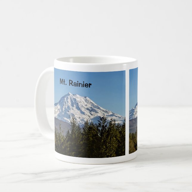 Majestic Mt. Rainier Kaffemugg (Framsida vänster)