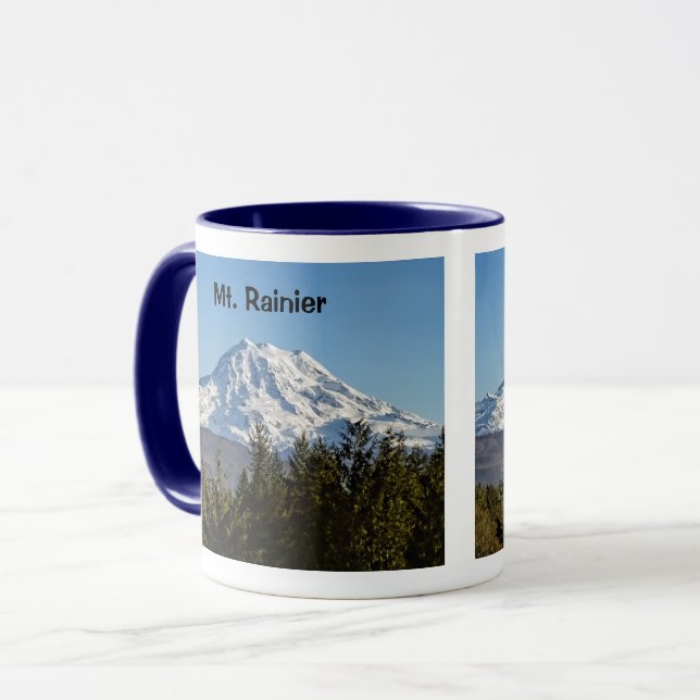 Majestic Mt. Rainier of Washington Mugg (Framsida vänster)