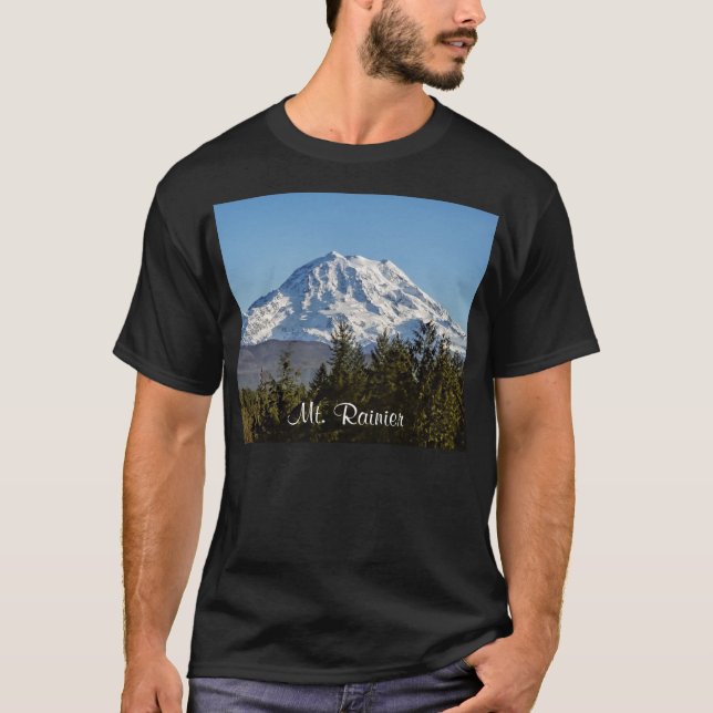 Majestic Mt. Rainier T-shirt (Framsida)