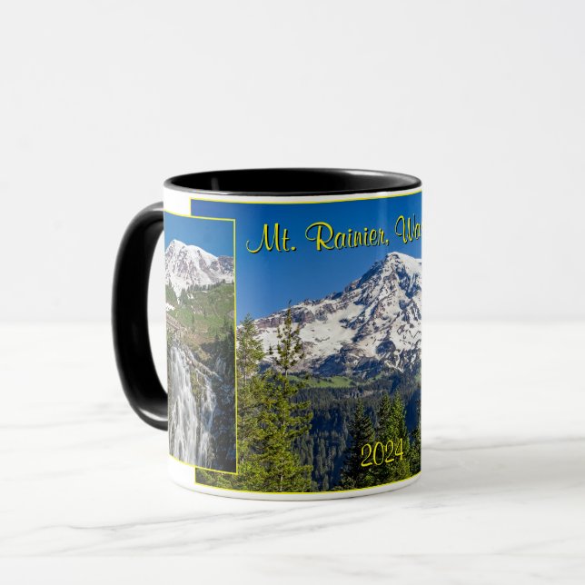 Majestic Mt. Rainier, Washington State, Souvenir Mugg (Framsida vänster)