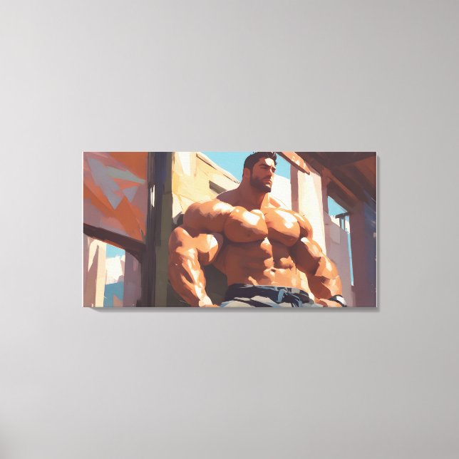 Majestic Muscle Canvastryck (Framsida)