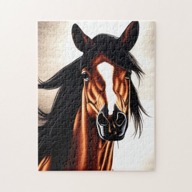 Majestic Mustang - frihetens sprit Pussel (Vertikal)
